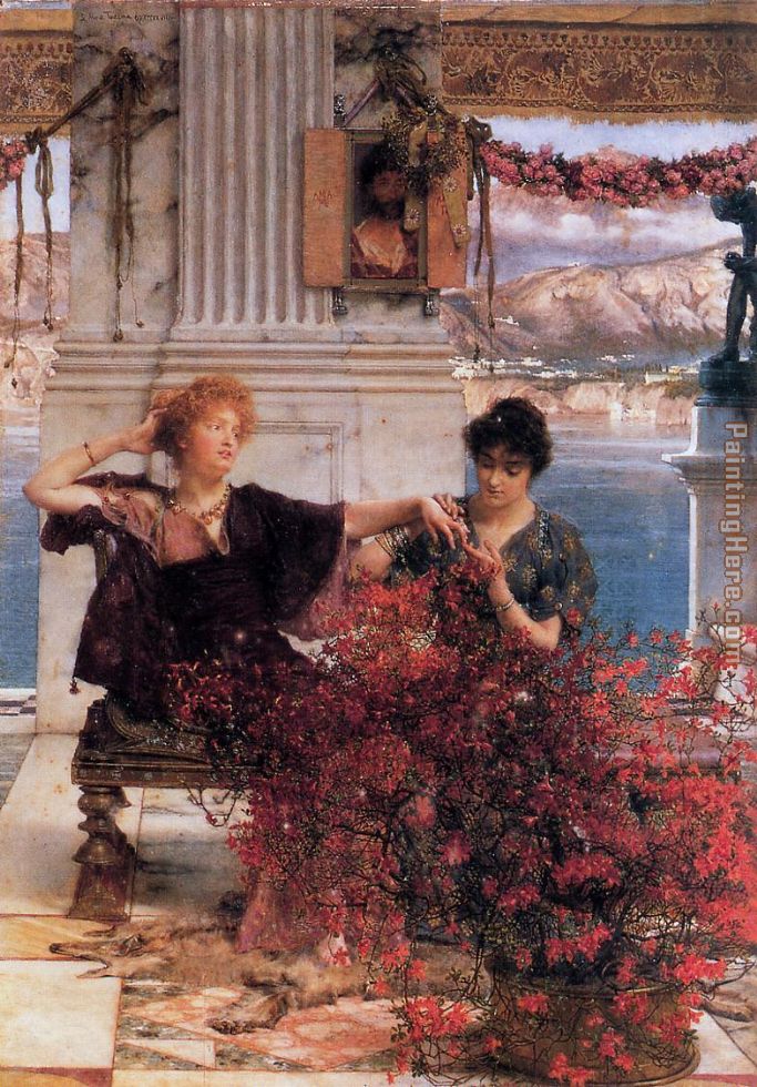 Love's Jewelled Fetter painting - Sir Lawrence Alma-Tadema Love's Jewelled Fetter art painting